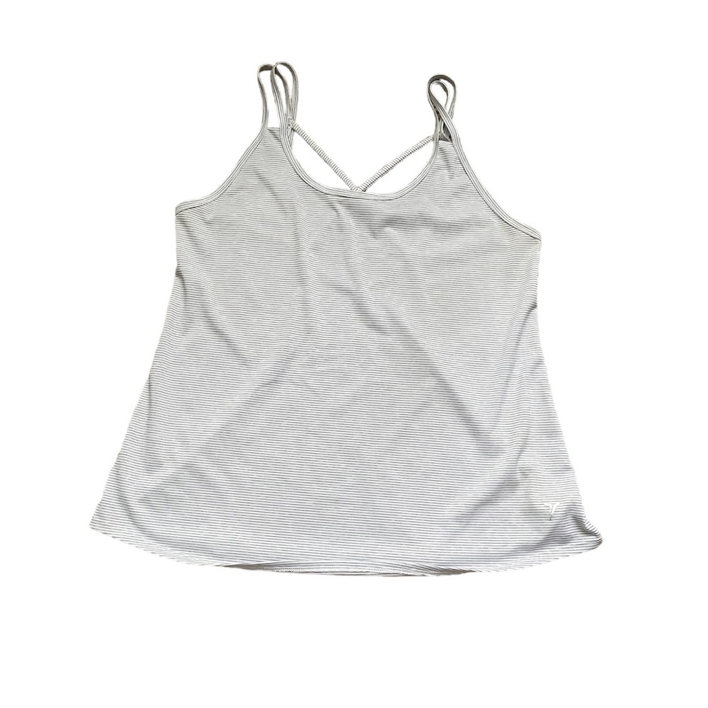 NWOT Old Navy Active Sport Strappy Striped Workout Tank Top (size M)